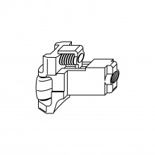 Valčeková strelka pre zámok Z-TS, DM 35 mm