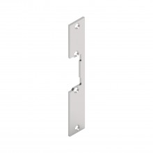 Protiplech k O&C k elektrickému otváraču, krátky, 159 x 25 x 3 mm sivá oceľ