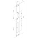 Protiplech k O&C k elektrickému otváraču, dlhý, 250 x 25 x 3 mm antikoro