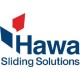 Podlahové vedenie HAWA-Confort 1-dielne s krátkym vodiacim uhololníkom, čierny plast