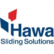 Podlahové vedenie HAWA-Confort 1-dielne s krátkym vodiacim uhololníkom, čierny plast