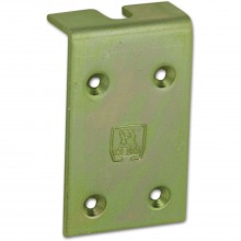 Zosilňovacia príložka pre drevené dvere HELM 198, HD 20–40 mm, nažlto pasiv.oceľ