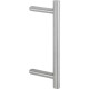 Dverové madlo 4810, šikmé, 350 mm, vzd. otv. 210 mm,madlo ø 30 mm,ušľ. oceľ mat.