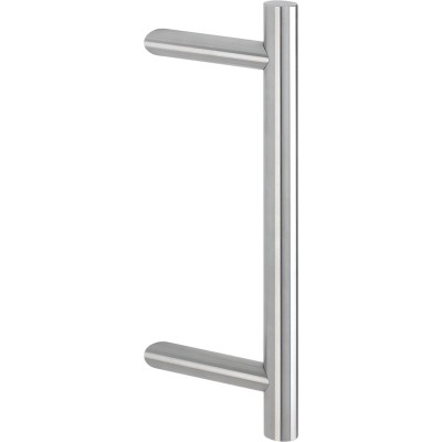 Dverové madlo 4810, šikmé, 350 mm, vzd. otv. 210 mm,madlo ø 30 mm,ušľ. oceľ mat.