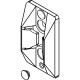 Strediaci diel HAWA-Ordena 70/P–70/F, pre upevnenie sklenenej steny, sivý plast