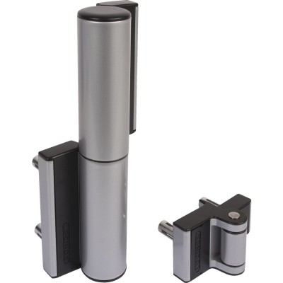 Samozatvárací dverový záves Tiger/Puma, strieborne eloxovaný hliník