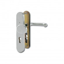 Bezpečnostné kovanie guľa-kľučka PZ92,hr.dverí 67-72, bronzovo elox.