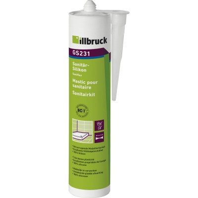 illbruck GS231 sanitárny a sklenársky silikón 310ml volcano