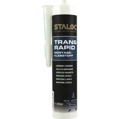 STALOC PUR montážne lepidlo Trans Rapid 310ml transparentné