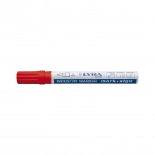 LYRA laková ceruzka 114, hrúbka čiary 3mm, červená