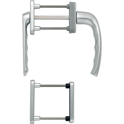 Súprava balkónových kľučiek NEW YORK, znížené prevedenie, biela