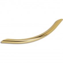 Nábytková úchytka ø10mm, vzdialenosť dier 128mm, š. 156mm, oceľ matne ponikl.