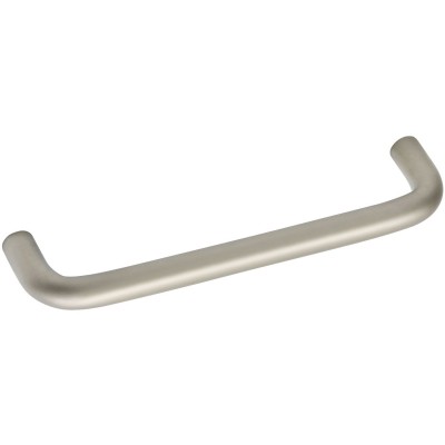 Nábytková úchytka ø 10 mm, rozostup dier 64 mm, šírka 74 mm, oceľ matne ponikl.