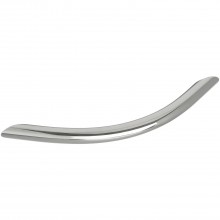 Nábytková úchytka ø10mm, rozostup dier 128mm, š. 152mm, oceľ pochróm. leštená