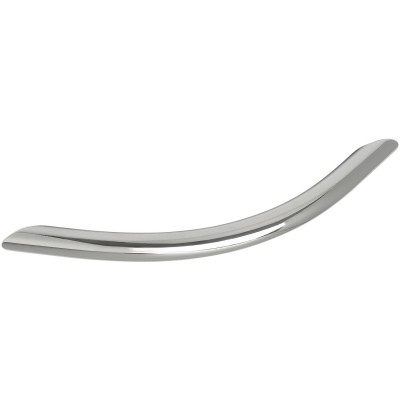 Nábytková úchytka ø10mm, rozostup dier 128mm, š. 152mm, oceľ pochróm. leštená