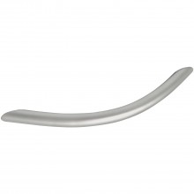 Nábytková úchytka ø10mm, rozostup dier 128mm, š. 152mm, oceľ matne pochróm.