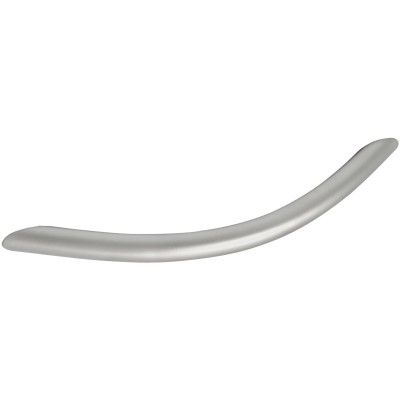 Nábytková úchytka ø10mm, rozostup dier 128mm, š. 152mm, oceľ matne pochróm.