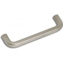 Nábytková úchytka ø10mm, vzdialenosť dier 128mm, š. 138mm, oceľ matne poniklovaná