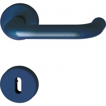 Súpr.kľučka/kľučka 111.23 R - na rozete, BB, 38 - 48, oceľovo modrá