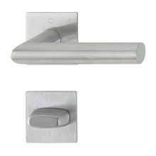 Garnitúra kľučka-kľučka Amsterdam s rozetami WC, hrúbka dverí 35-45 mm, ušľ.oceľ