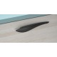 Úchytka Ustica vzd.dier 160, šírka 230 mm, zinková liatina, čierna matná