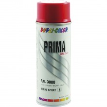 Dupli-Color farebný lakový sprej Prima 400ml ohnivo červený lesklý / RAL 3000
