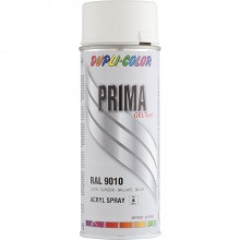 Dupli-Color farebný lakový sprej Prima 400ml biely matný / RAL 9010